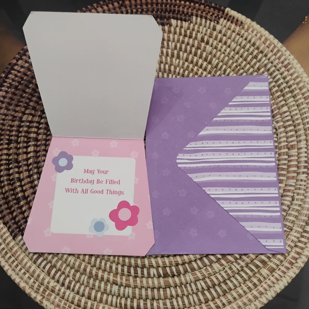 2 Greeting Cards - Get Well Soon & Birthday